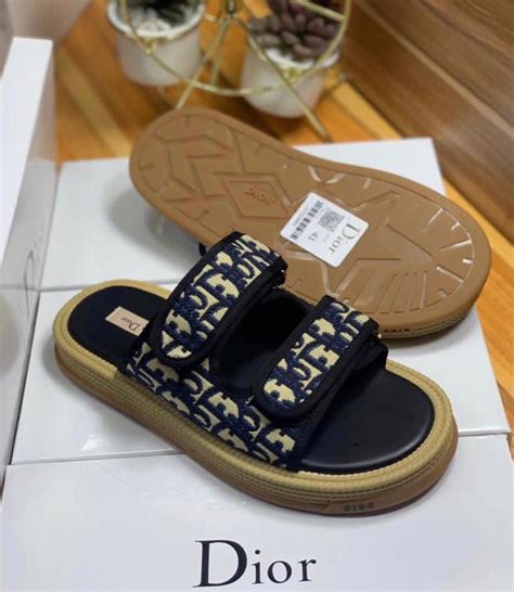 men slides dior|designer flip flops men's.